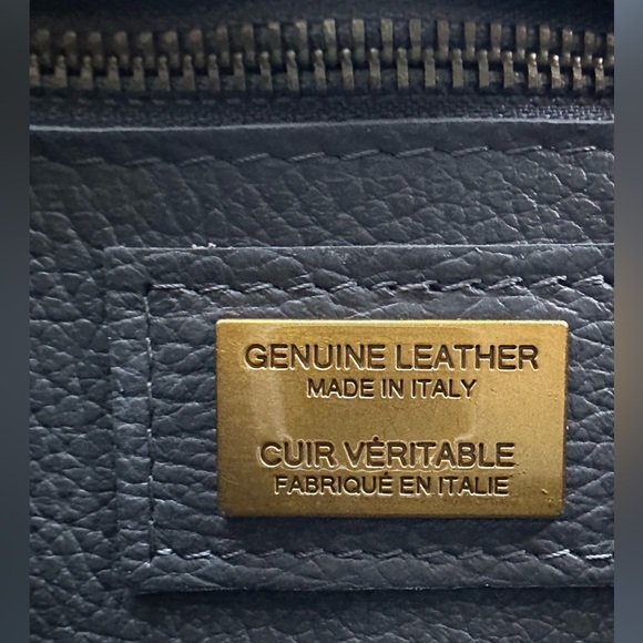 VIOLA CASTELLANI Cenere Suede Padded Woven Crossbody Made In Italy - Picture 3 of 8